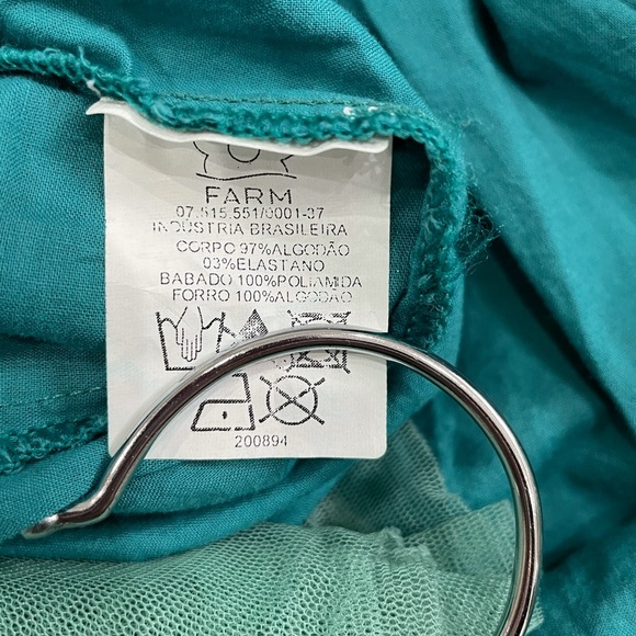 FARM Rio floral sleeveless lace detail tule hem fit and flare mini dress - Picture 14 of 15